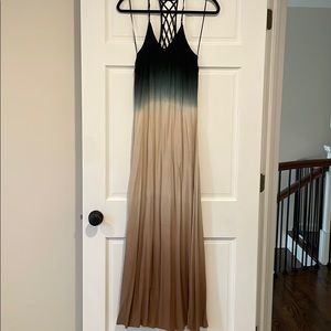 Ombré maxi dress